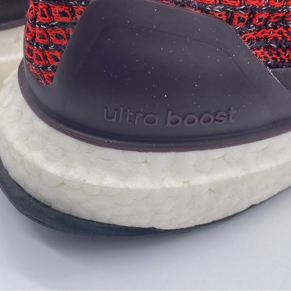 Adidas Women’s Ultraboost Running Red Shoes Size 5 - Picture 4 of 9